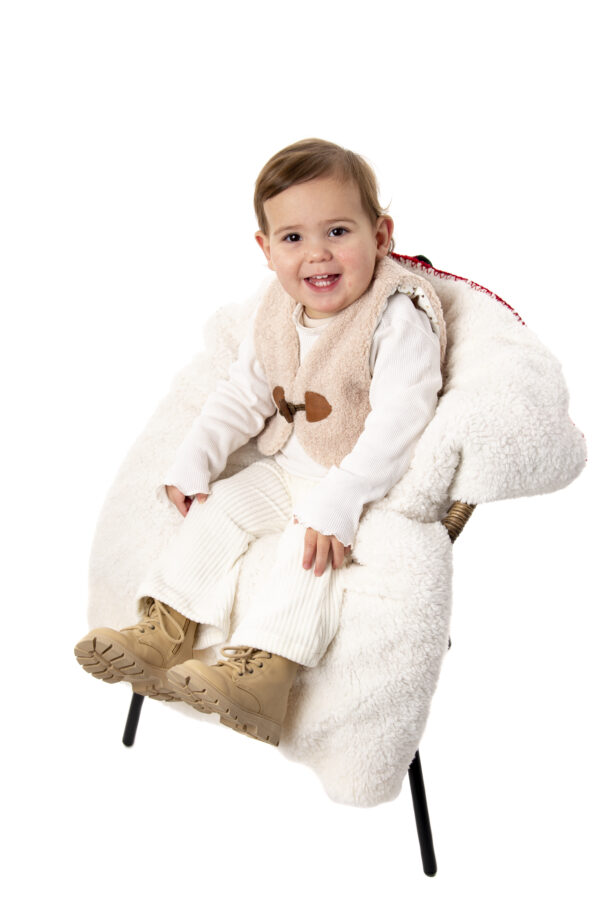 Naaipatroon flared broekje baby, patroon nr. 73