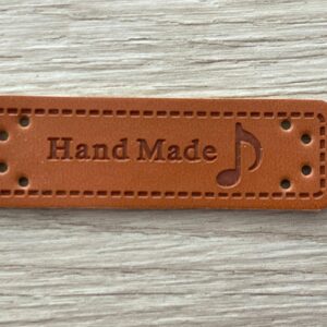 Leather look label handmade - 2.010
