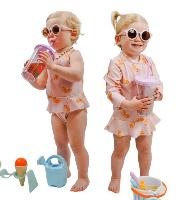 Bad- en strandkleding meisjes baby, patroon nr. B1